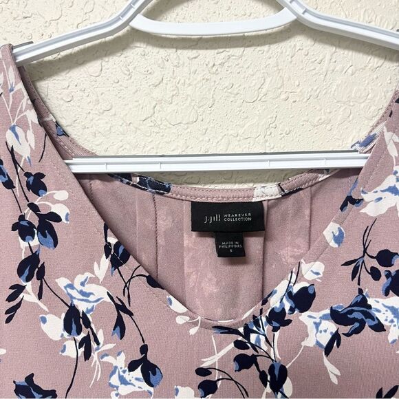 J Jill Top Womens Size S Wearever Collection Floral Stretch Shirt - Picture 2 of 6